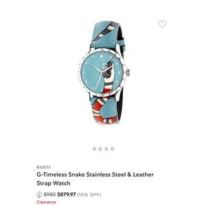 Gucci G Timeless Strap watch